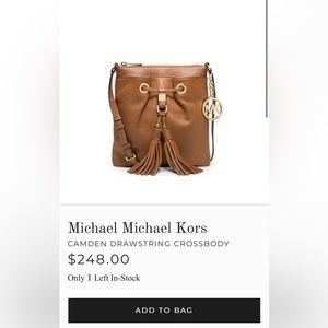 Michael Kohl’s- Camden Drawstring Crossbody